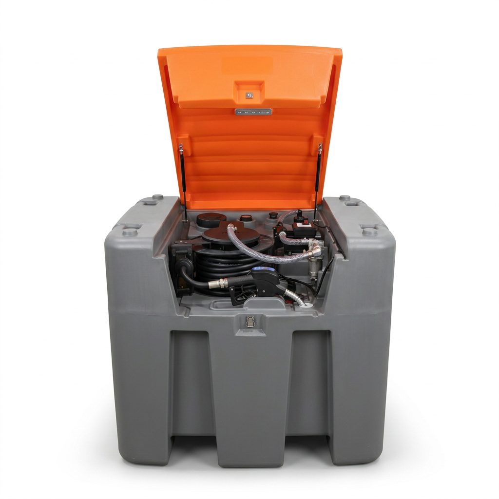 1000L Diesel Fuel Pod with Hose Reel